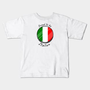 Proud to be Italian design Kids T-Shirt